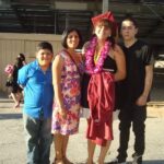 Carmen's daughter, Ceci, on her graduation day.