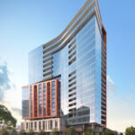 A rendering of the Mirabella at ASU.